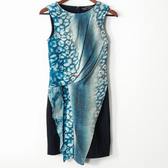 All Saints Dresses & Skirts - AllSaints Women’s Dress Silk Midi Shift Size 6 Wearable Art